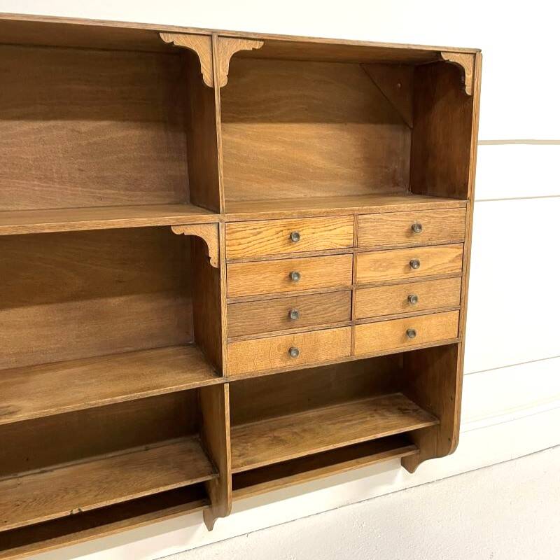 16-drawer wall-mounted craft cabinet