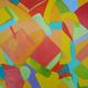 Abstract painting contemplation