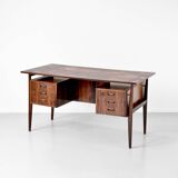 Midcentury Danish Executive Desk in Stunning Rosewood. Vintage / Modern