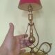 Marine lamp in bronze and brass - bronze swing lamp