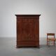 French 16th Century Antique oak hand carved wardrobe