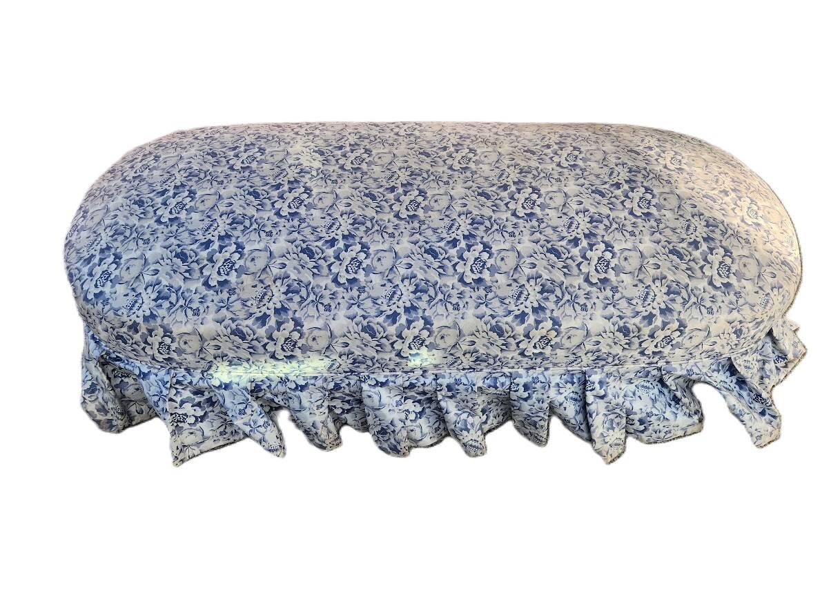 Napoleon III Pouf Bench to renovate