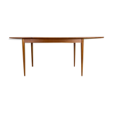 Danish MIdCentury Drop Leave Table in Teak Arne Vodder Style, 1960s Denmark