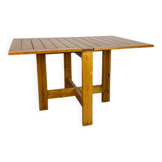 Table à manger vintage de style Japandi Chapo du milieu du siècle, 1960