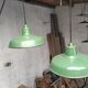 Paire de lampes industrielles