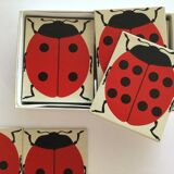 Ancient toy Rare Ladybug Lotto