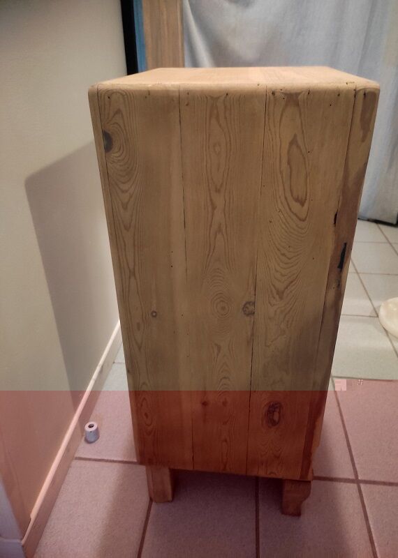 Storage cabinet solid wood aerogummed int intense blue dp 1222306