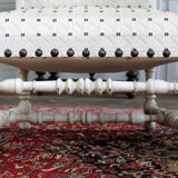 Pair of Louis XIII style armchairs from the 19th century