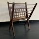 Vintage 1960 Cees Braakman vinyl magazine rack - 56 x 45 cm