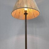 Copper and rope floor lamp circa 1950