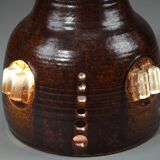 Large resin table lamp from the Accolay workshops, 70s