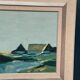 Swedish Oil on Canvas – “Farm by the Lake” by Bengt Hillgrund