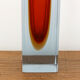 Vintage glass vase by Murano Sommerso by Flavio Poli - 1960