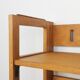 Folding bookcase shelf