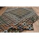 Brown Orange Handmade Vintage Turkish Kilim Area Rug  112x159