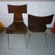 4-2025-6 Paire de chaises vintage