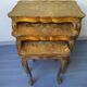 3 tables gigognes florentines or et vert