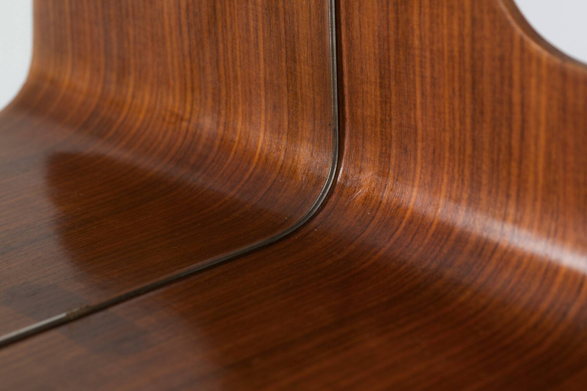 Mid-century wall mirror with shelf