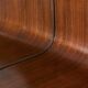 Mid-century wall mirror with shelf