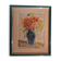 Painting by manfredo borsi. gouache. 1949. bouquet in blue vase