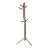 Superb handcrafted Scandinavian style coat rack in 100% natural lemon wood (2 sizes to choose from)