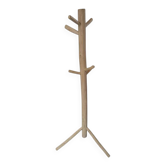 Superb handcrafted Scandinavian style coat rack in 100% natural lemon wood (2 sizes to choose from)