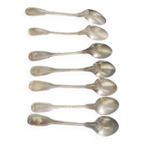 Set of seven CHINON tea spoons