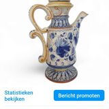 Italy ceramic Majolica Deruda teapot height 50 cm