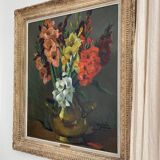 Wooden table signed gold medal