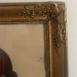 Portrait of a young woman in charcoal, French school circa 1840