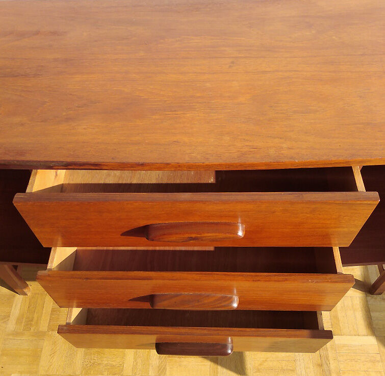 Sideboard inlaid teak 1960s