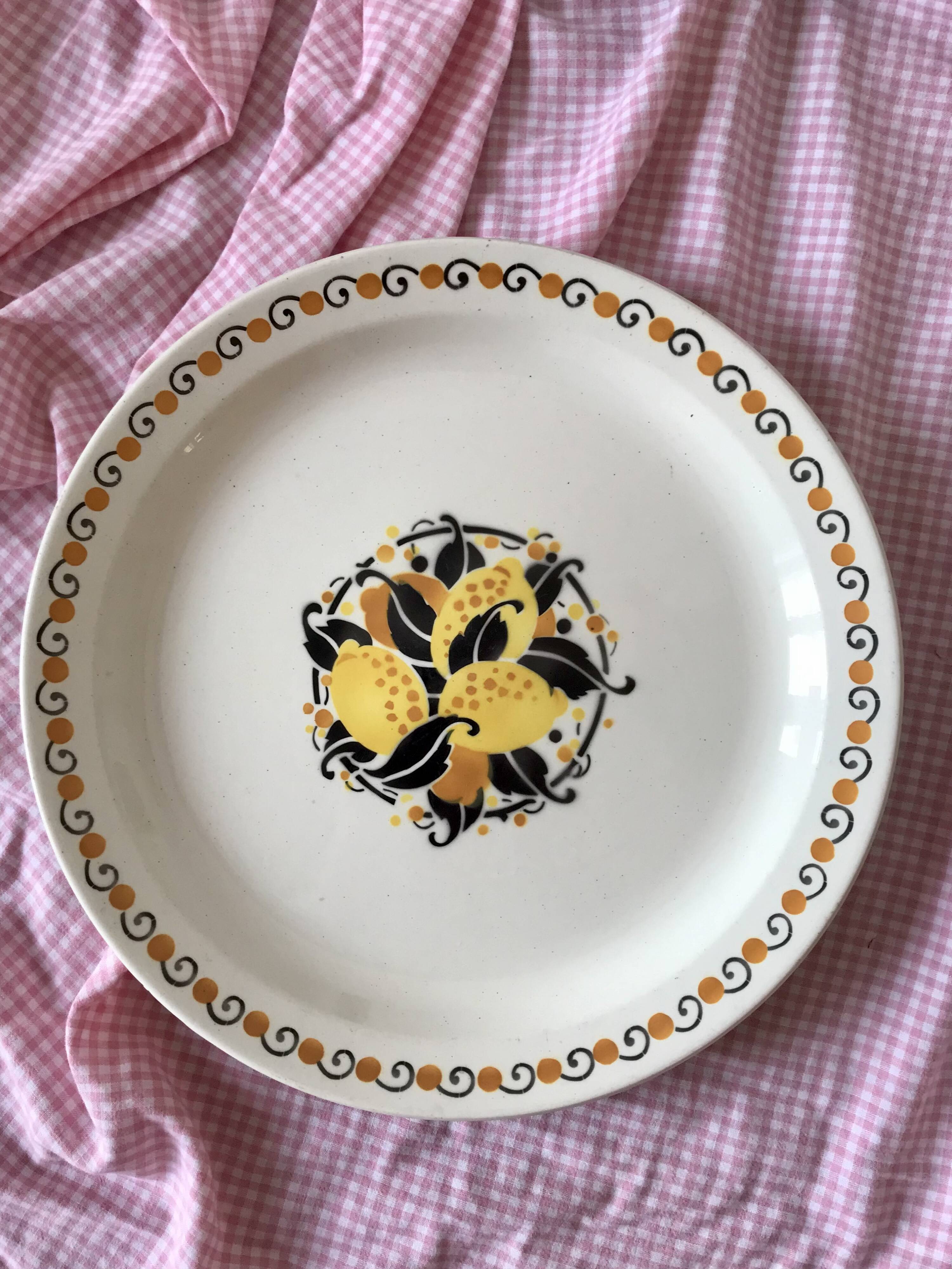 Capri dish Boch la Louviere