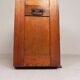 Pine school chart cabinet, architect's cabinet, map cabinet, 1930s