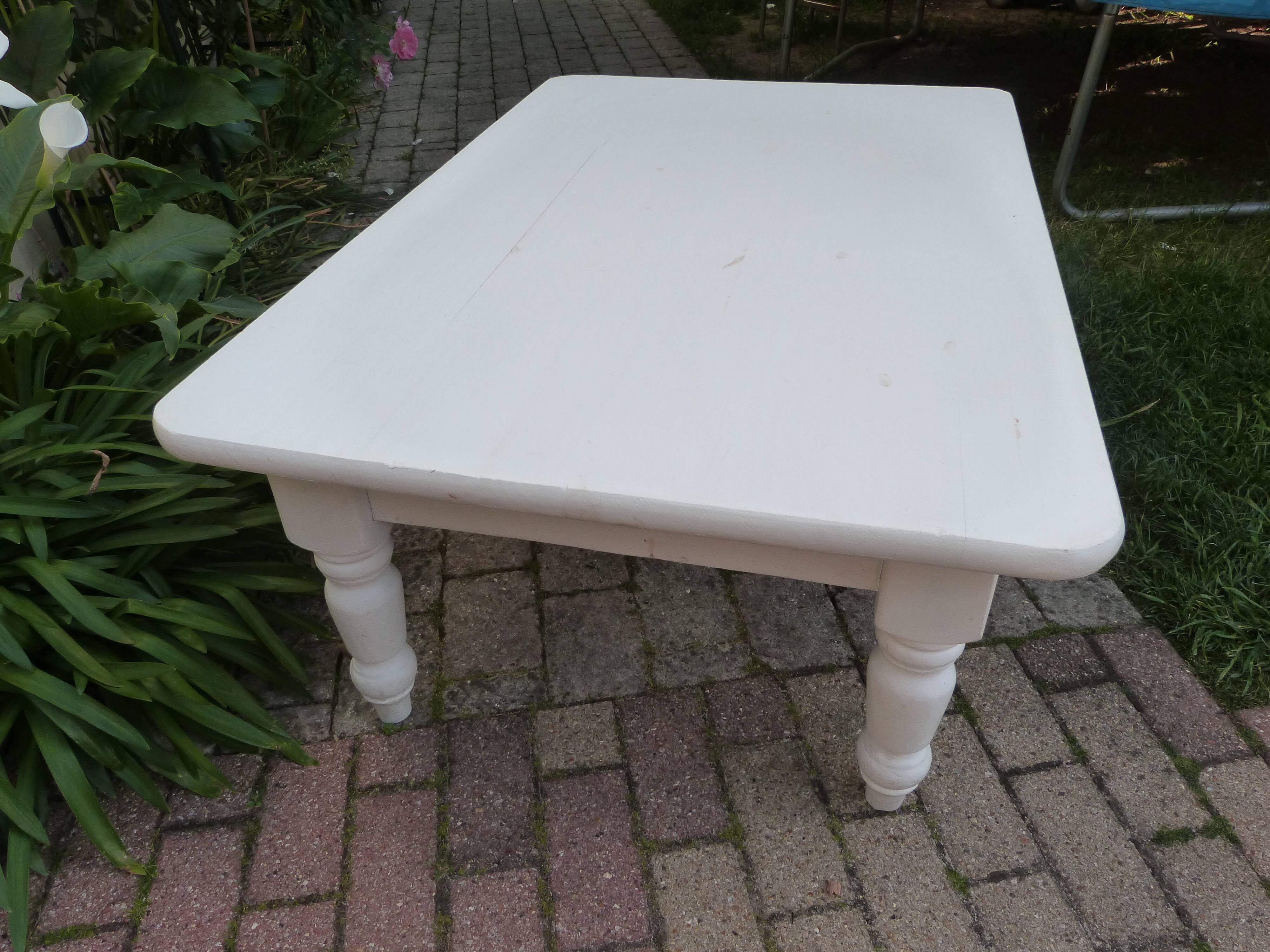 Solid pine living room table from "Mr. Furniture"