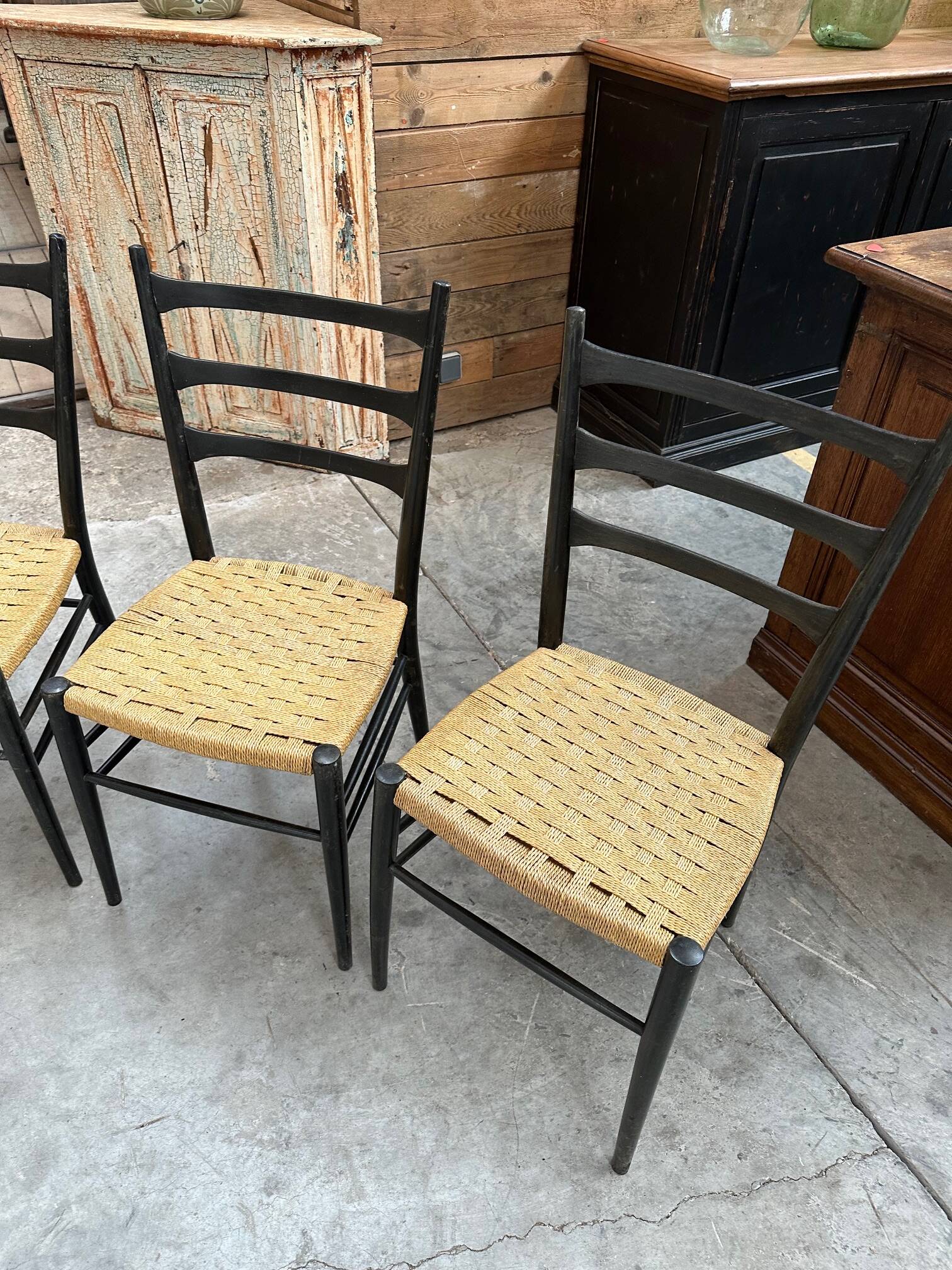 Set of 4 Gessef chairs from the 60s
