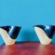Pair of vases by Fernand Elchinger. France 1955