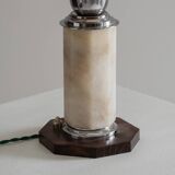 ART DECO ALABASTER LAMP, 1930s