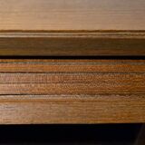 Modernist teak secretary by Fratelli Proserpio, Italy, 1960