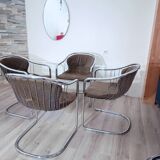 Cantilever chairs Series S by Gastone Rinaldi for Rima 1970s