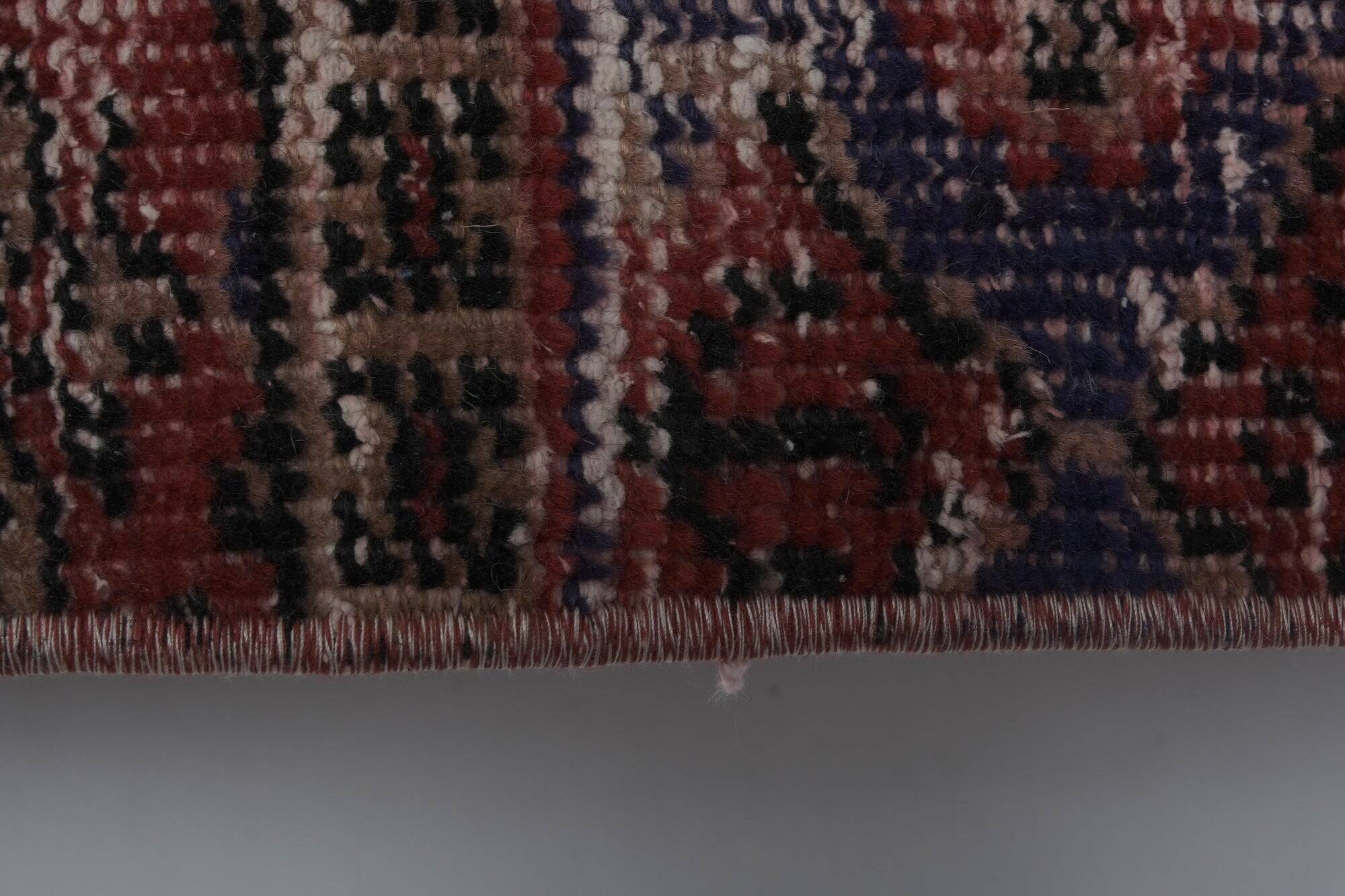 Vintage Turkish hallway rug 80x327 cm