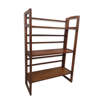 Vintage folding shelf in solid wood