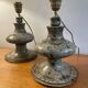 Paire de lampes vintage 1970 en grès