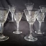 Set of 11 Villeroy & Boch crystal aperitif glasses
