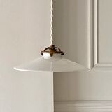 Opaline pendant light