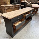 Late 19th century oak counter