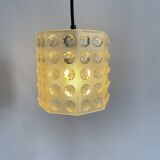 Vintage rotaflex octagonal diamond pendant light