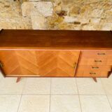 Vintage enfilade in ash and mahogany circa 1950s