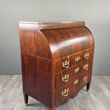 Louis XVI style mahogany writing desk with a flap, 19th century.