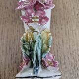 Pair of slip soliflores – Art Nouveau, late 19th century