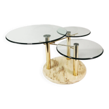Table basse design et extensible, Intermezzo Drner, conçue par Georg Appeltshauser, Allemagne, 1990